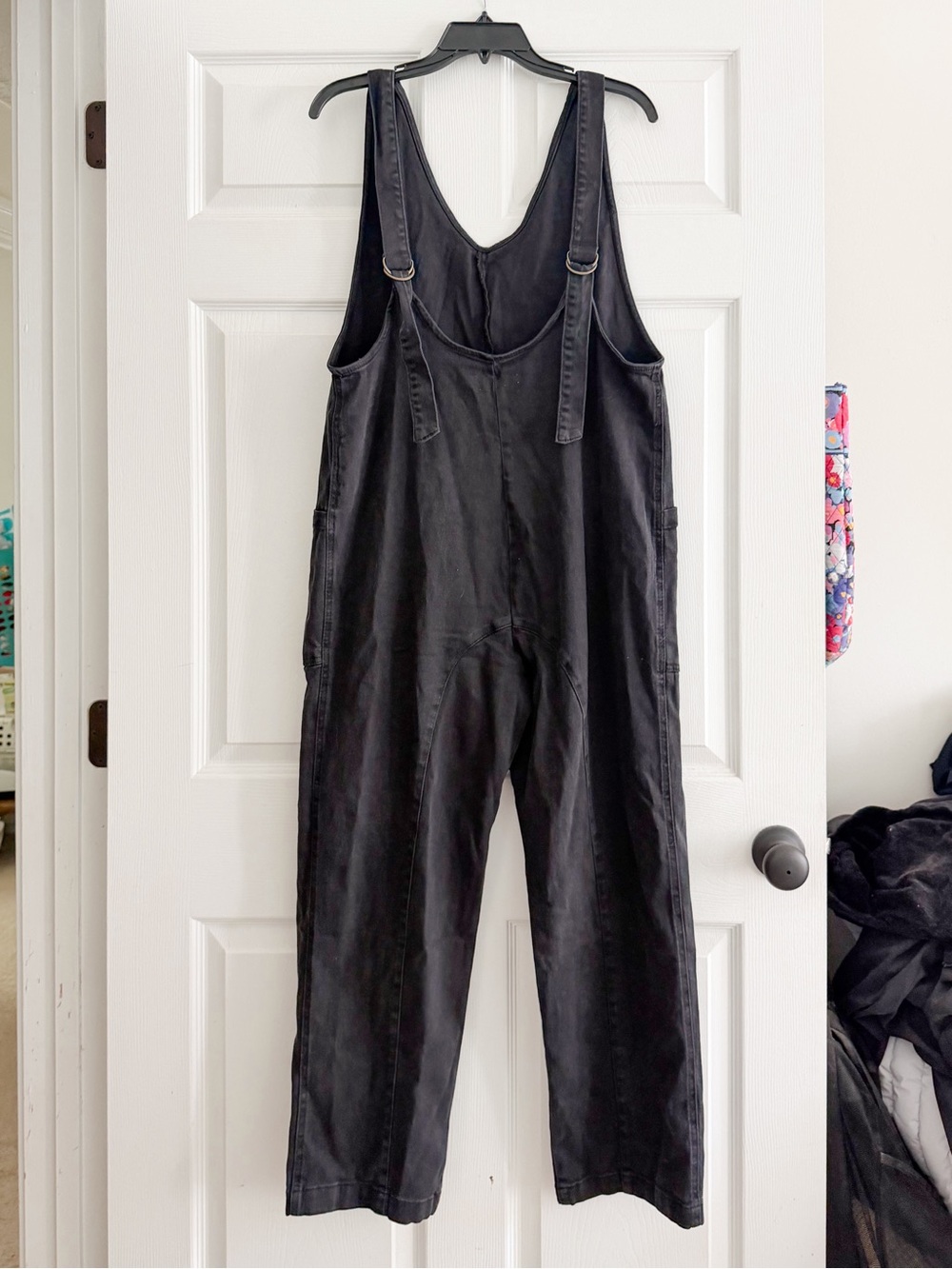 Zenana Outfitters Black Utility Jumpsuit with Front Pockets - Picture 2 of 2